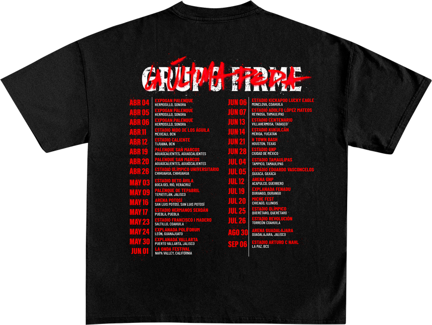 Playera de Eduin Caz · TOUR 2025